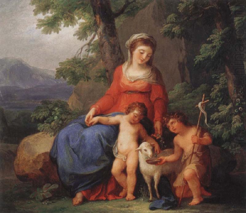 Maria mit dem Jesusknaben und Johannes mit dem Jesusknaben und Johannes mit dem Lamm, Angelika Kauffmann